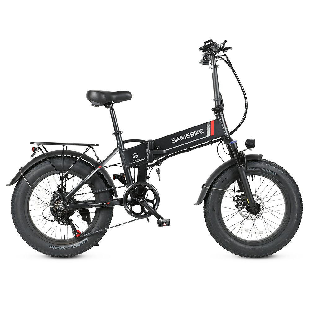 Samebike LOTDM200FT Smart Folding Electric Moped Bike Black Sale Coupon