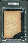 John F. Kennedy “With Best Wishes”  Signed 4×6.25 Cut Signature PSA/DNA Slabbed Sale Coupon