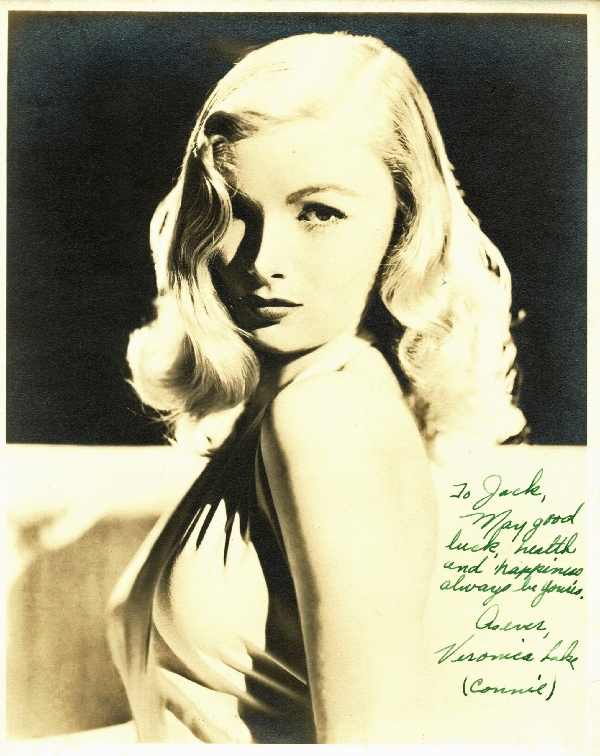 Veronica Lake Authentic Signed Sepia 8×10 Photo Autographed BAS #A84972 Sale Coupon