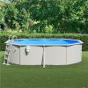 Swimming Pool with Safety Ladder 490x360x120 cm Sale Coupon