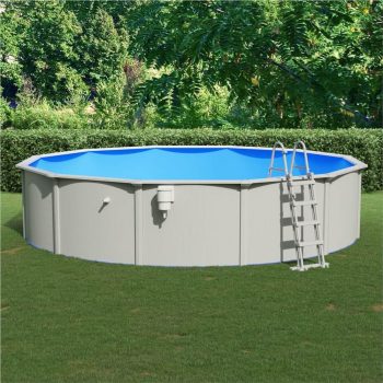 Swimming Pool with Safety Ladder 550×120 cm Sale Coupon
