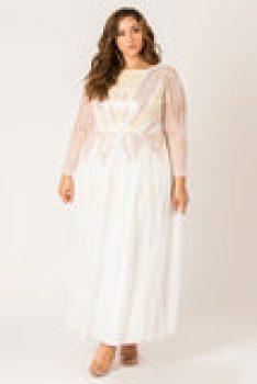 Curvegirl Talk Me to Star Embroidered Dress Sale Coupon