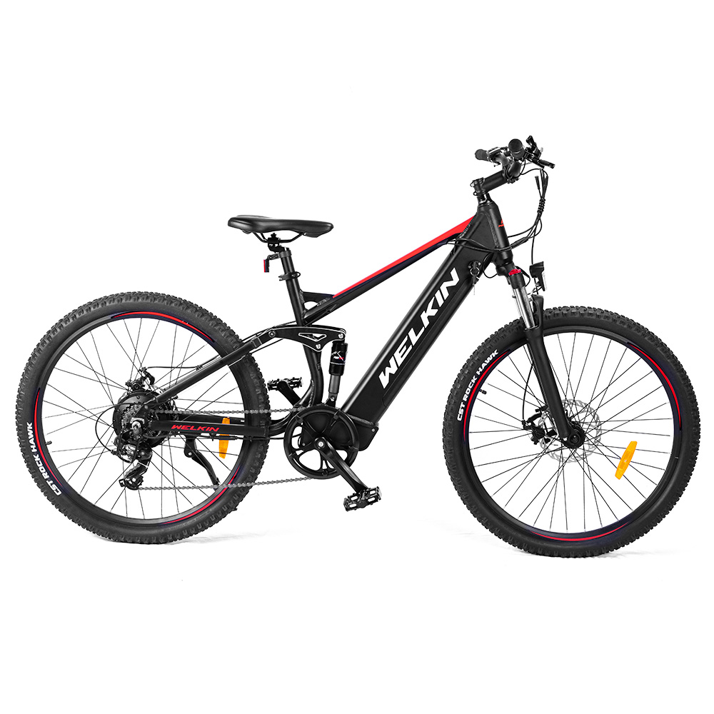 WELKIN WKES002 Electric Bicycle 350W Mountain Bike BlackRed Sale Coupon