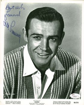 Sean Connery Marnie “Best Wishes” Signed 8×10 LE Promo B & W Photo JSA #Z49037 Sale Coupon