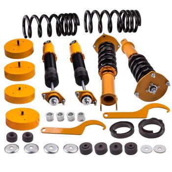 MAXPEEDINGRODS Front + Rear Air to Coil Springs Conversion Kits compatible for Lincoln Mark VIII 1993-1998 Sale Coupon