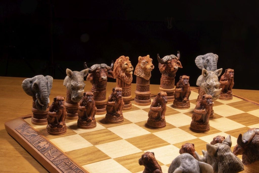 African Animal Chess Set – Big 5 Busts on Sale Coupon From The Real Masters Of Chess