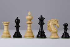 American Adios Designed True Ebony Chess Pieces on Sale Coupon From The Real Masters Of Chess