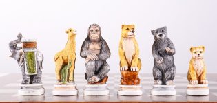 Animal Kingdom Chess Pieces from Italy on Sale Coupon From The Real Masters Of Chess