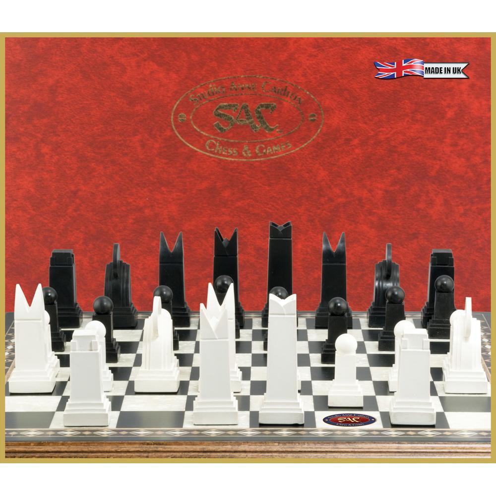 Art Deco Chess Pieces From Studio Anne Carlton on Sale Coupon From The Real Masters Of Chess