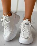 CHICME Lace-up Breathable Casual Muffin Sneaker Sale Coupon
