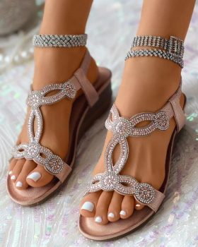 CHICME Rhinestone Bohemian Slingback Wedding Shoes Sale Coupon