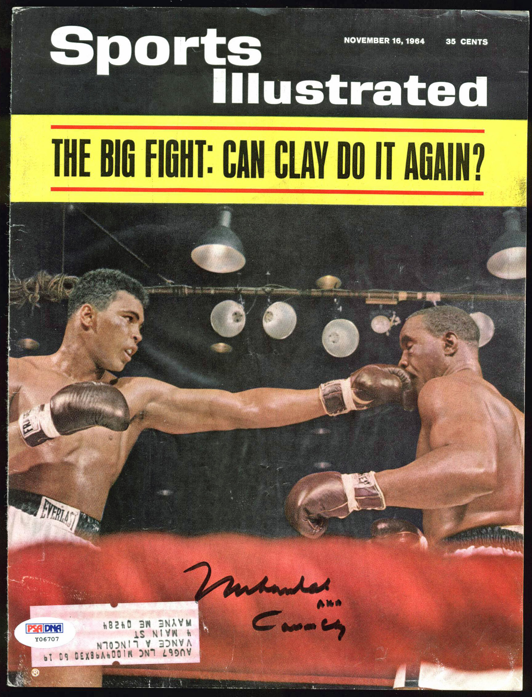 Muhammad Ali Signed 1964 Sports Illustrated Magazine Cover PSA/DNA #Y06707 Sale Coupon