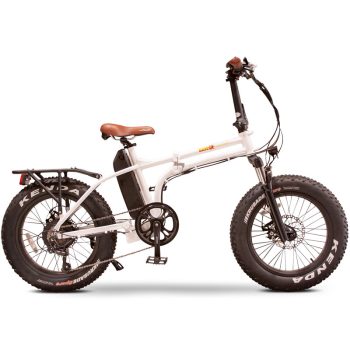 BAM Folding Fat Tire Electric Bike – White Best Discount