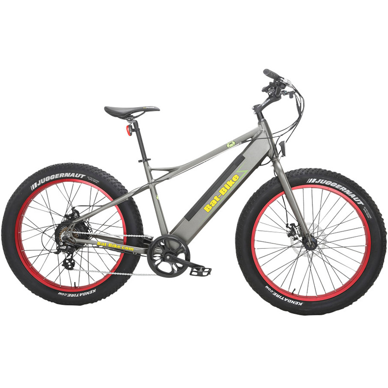 Bat Bike Big Foot Electric Fat Tire Bicycle – Metallic Grey Best Discount