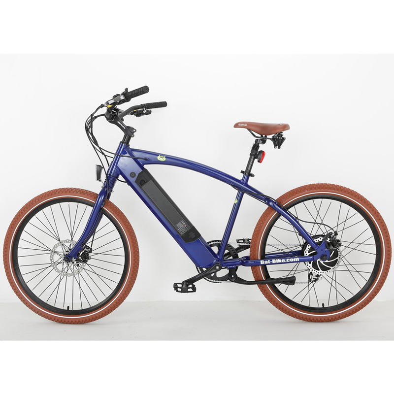 Bat Bike Cruiser Electric Bicycle – Metallic Blue Best Discount