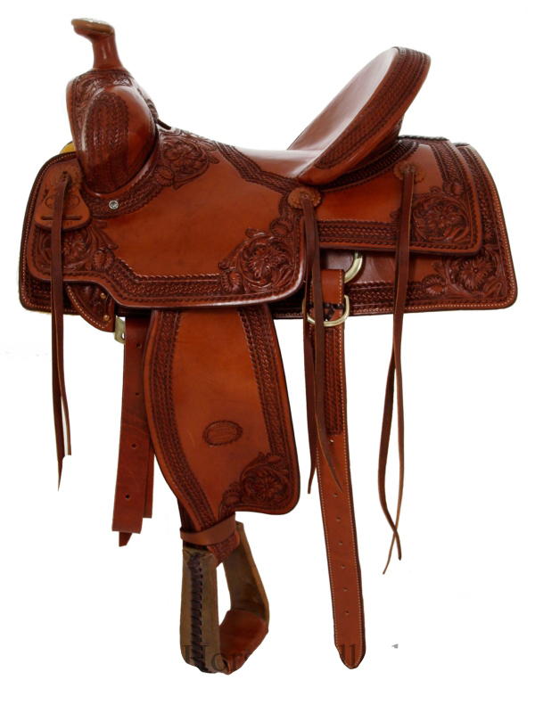15.5inch to 16inch Crates Hand-Tooled Ladies Reining Saddle 4517 Sale Coupon