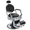 CostwayVintage Barber Chair with Adjustable Height and Headrest-Black Sale Coupon