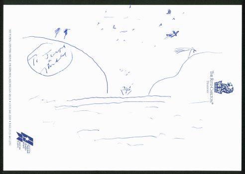 Muhammad Ali Authentic Signed 7.25×10.5 Hand Drawn Sketch BAS #A05157 Sale Coupon