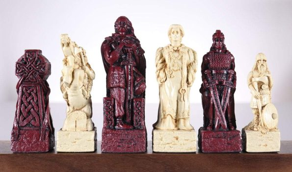 Celtic Vs. Vikings Chess Pieces – SAC Antique Finish on Sale Coupon From The Real Masters Of Chess