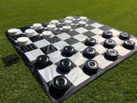 ChessHouse Giant Checker Set – With Board on Sale Coupon From The Real Masters Of Chess