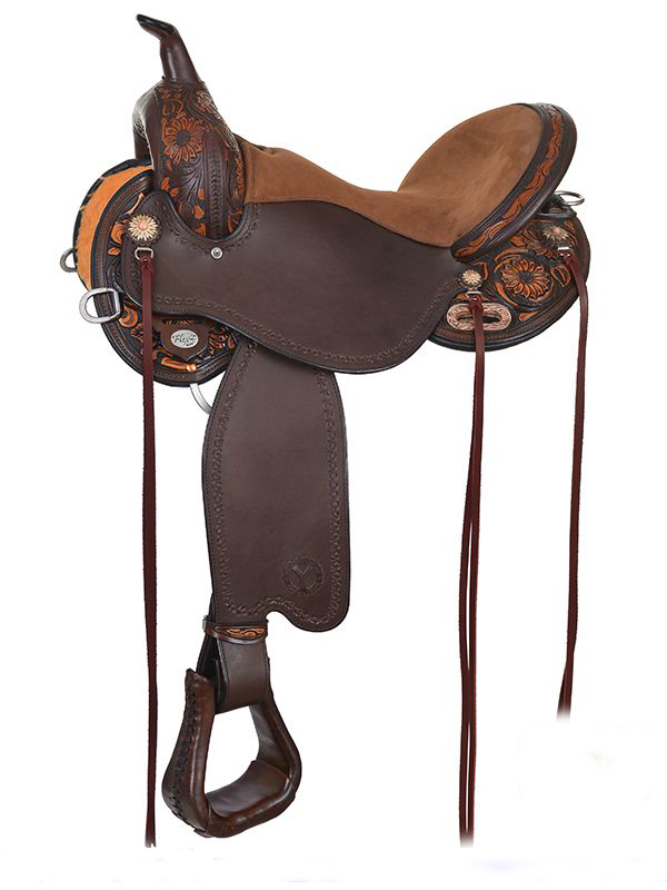 13inch to 17inch Circle Y Sunflower Flex2 Trail Saddle 1682 Sale Coupon