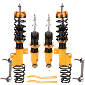 MAXPEEDINGRODS Compatible for Chevrolet Camaro 2010-2015 Adj. Damper Shock Absorbers Complete Coilovers Sale Coupon
