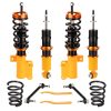 MAXPEEDINGRODS Compatible for Chevrolet Camaro 2010-15 Adj. Height Coil Springs Struts Coilover Kits Sale Coupon
