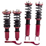 MAXPEEDINGRODS Twin-Tube Damper Coilover Suspension Kits compatible for Honda Accord 2008-2012 Red Sale Coupon