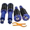 MAXPEEDINGRODS Compatible for Honda CRV 1996 -2001 Adjustable Height Shocks Coilover suspension Kits Blue Sale Coupon