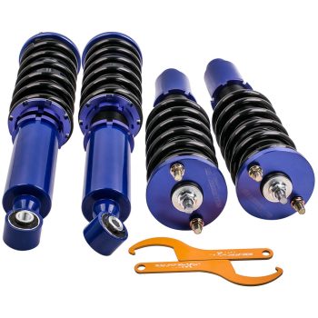 MAXPEEDINGRODS Compatible for Honda CRV 1996 -2001 Adjustable Height Shocks Coilover suspension Kits Blue Sale Coupon