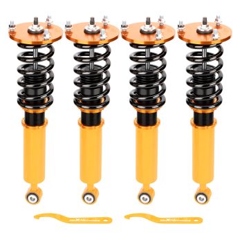 MAXPEEDINGRODS Racing Coilover Kits compatible for Lexus LS 430 LS430 UCF30 XF30 01-06 Adj. Height Shocks Sale Coupon
