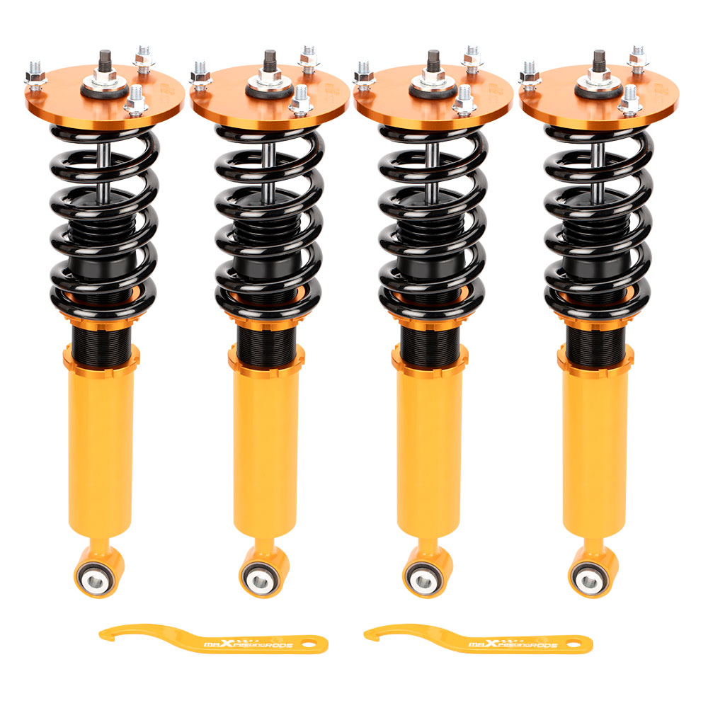 MAXPEEDINGRODS Racing Coilover Kits compatible for Lexus LS 430 LS430 UCF30 XF30 01-06 Adj. Height Shocks Sale Coupon