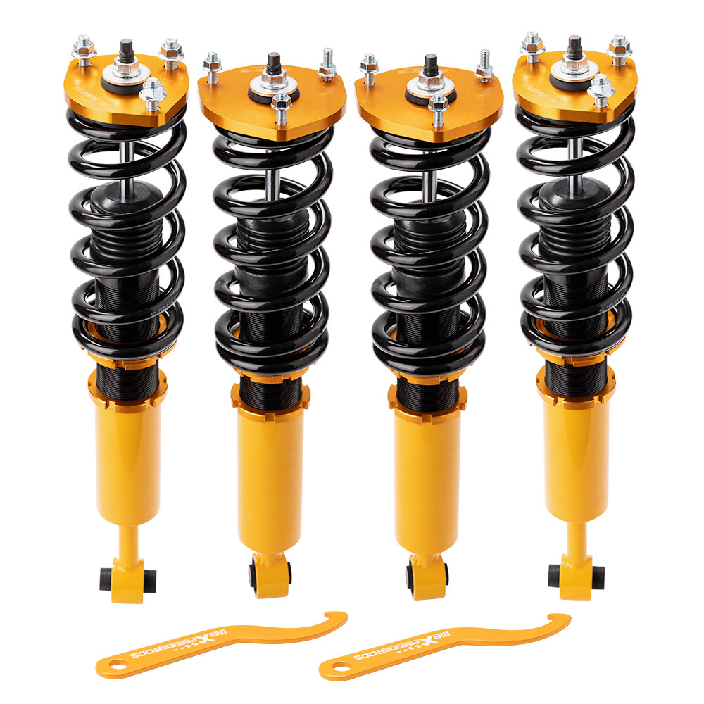 MAXPEEDINGRODS Adjustable Height Coilover Suspension compatible for Lexus IS300 AS300 2001-2005 Coilovers Sale Coupon