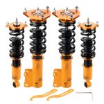 MAXPEEDINGRODS Coilover Kits compatible for Mitsubishi Eclipse 2000-2005 24 Ways Adjustable Damper Shocks Sale Coupon