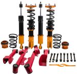 MAXPEEDINGRODS Compatible for Ford Mustang 4th 94-04 Adj. Height and Mounts / Rear Control Arm Coilover Kits Sale Coupon