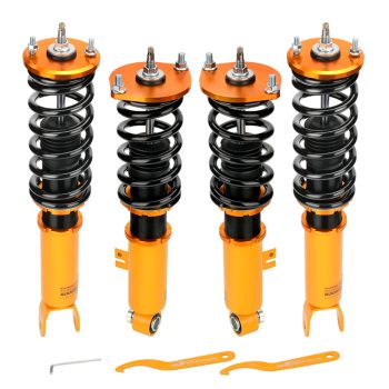 MAXPEEDINGRODS Compatible for Nissan 300ZX 90-96 z32 coilovers Shock Absorber Strut Damper Coilovers Suspension Kits Sale Coupon