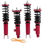 MAXPEEDINGRODS Compatible for Nissan Fairldy Z 300ZX z32 coilovers 1990 – 1996 Shock Absorber 4PCs 24-Way Damper Coilovers Sale Coupon