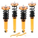 MAXPEEDINGRODS Compatible for Nissan Skyline GTST R33 24-Way Adjustable Damper Coilover Shock Absorber Strut Suspension Kit Sale Coupon