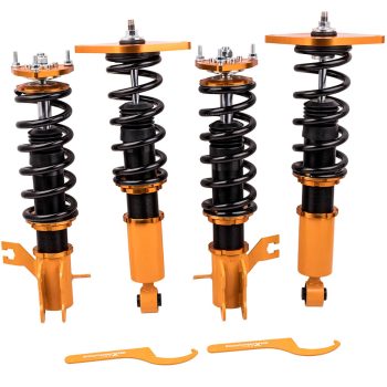 MAXPEEDINGRODS Compatible for Nissan sentra coilovers 00-06 Shocks Adj. Height Coilovers Suspension Coil Spring Kits Sale Coupon