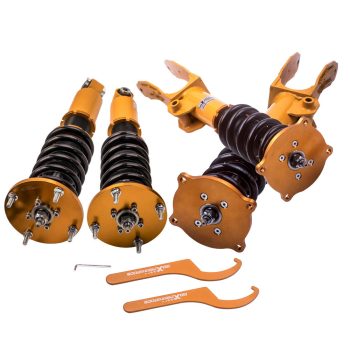 MAXPEEDINGRODS Compatible for Porsche Cayenne 2002-2010 Adjustable Damper Shocks Complete Coilovers Kit Sale Coupon