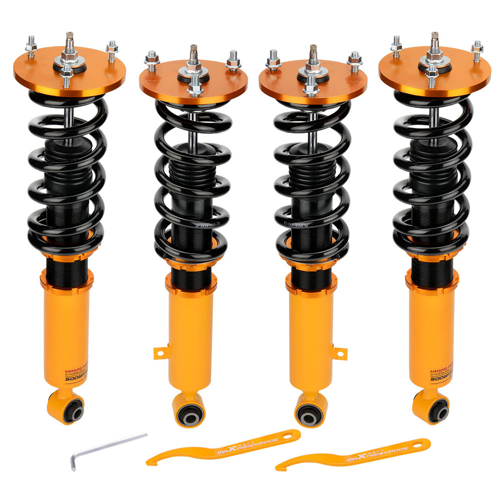 MAXPEEDINGRODS Shock Struts Adjustable Coilovers Suspension Kit compatible for Toyota Supra JZA70 MA70 GA70 1986 – 1992 Sale Coupon