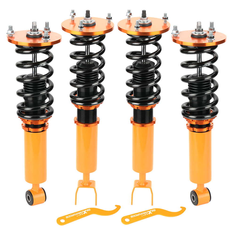 MAXPEEDINGRODS Compatible for Toyota Supra 1993-1998 compatible for Lexus SC300 SC400 92-00 Adj. Height Coilover Kit Sale Coupon