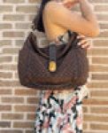 Gaby’s Bags Louis Vuitton Large Hobo Shoulder Bag Brown Monogram Canvas Idylle Romance Coupon Sale