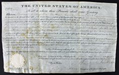 Andrew Jackson Authentic Signed 10×15.75 1829 Land Grant Document PSA #AA08331 Sale Coupon
