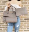 Gaby’s Bags Salvatore Ferragamo Small Studio Satchel Bag Caraway Seed Pebbled Leather w Box Coupon Sale