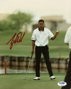 Tiger Woods Signed 8X10 Photo Autograph Graded Gem Mint 10! PSA/DNA #V09676 Sale Coupon