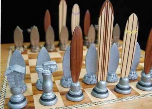 Dave Reynolds Surf Chess Set on Sale Coupon From The Real Masters Of Chess