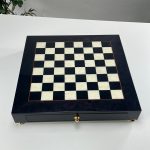 DEAL ITEM: Briarwood White and Black Chess Board with Drawer on Sale Coupon From The Real Masters Of Chess