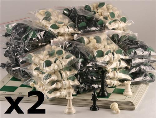 Deluxe Chess Sets 40-Pack (up to 80 players) on Sale Coupon From The Real Masters Of Chess