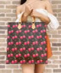 Gaby’s Bags Louis Vuitton x Takashi Murakami Monogram Cherry Sac Plat Bag M95010 NS Tote Coupon Sale